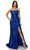 Cinderella Couture 8052J - Ruched Allover Sequin Prom Gown Special Occasion Dress XS / Royal