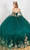 Cinderella Couture 8064J - Off-Shoulder Lace Embellished Ballgown Special Occasion Dress