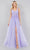 Cinderella Couture 8076J - Sleeveless Halter Neck Prom Dress Special Occasion Dress XS / Lilac