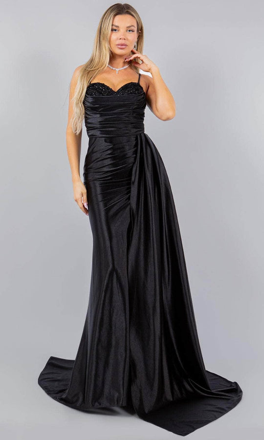Cinderella Couture 8082J - Sweetheart Side Draped Prom Gown