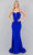 Cinderella Couture 8084J - Sleeveless Beaded Pattern Prom Dress Special Occasion Dress XS / Royal