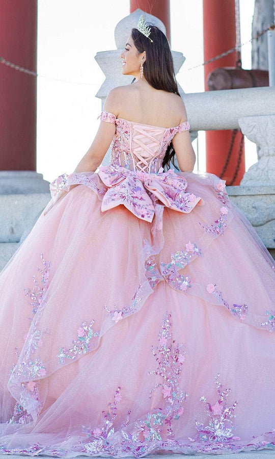 Cinderella Couture 8125J - 3D Floral Embellished Ballgown