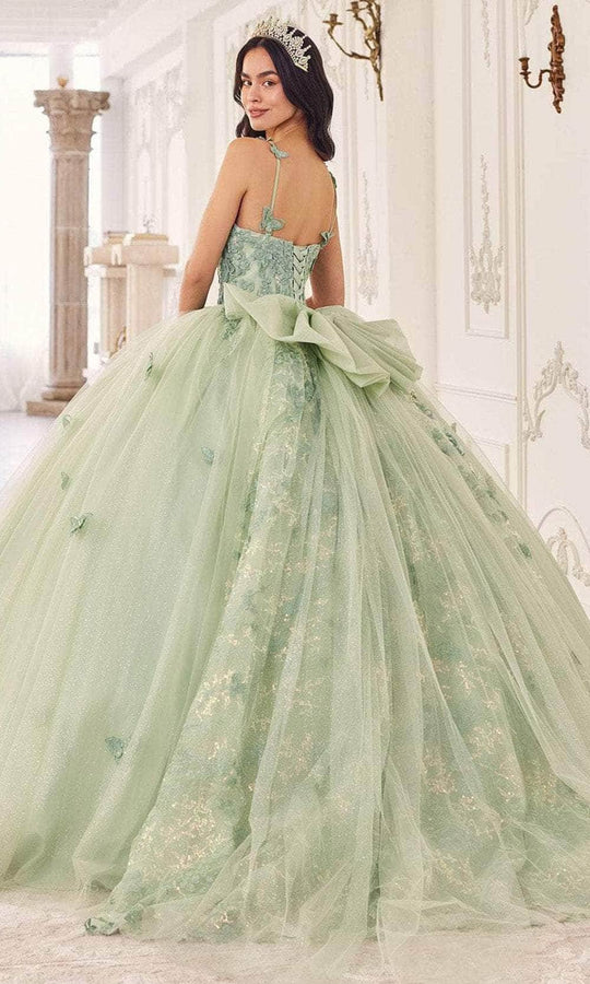 Cinderella Divine 15718 - Floral Applique Ballgown