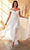 Cinderella Divine 7258W - Off Shoulder Floor Length Bridal Dress