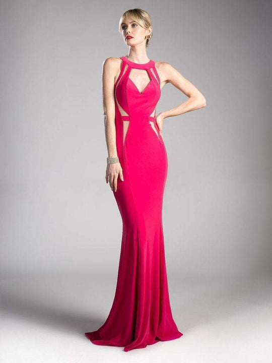 Cinderella Divine - 84222 Multi-Illusion Cutout Long Mermaid Gown
