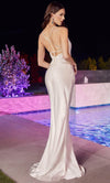 Cinderella Divine BD7044 - Mermaid Prom Gown with Cowl Neckline Prom Dresses XS / Off White6