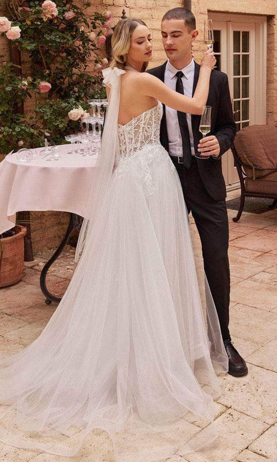 Cinderella Divine CD827W - Halter Corset Bridal Dress