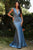 Cinderella Divine CD912 - Plunging Ruched Evening Gown Evening Dresses