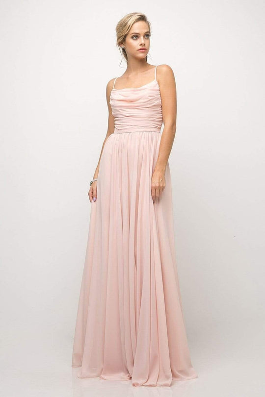 Cinderella Divine - UR136 Sleeveless Empire Waist Chiffon Dress