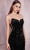 Cinderella Divine - V-Neck Embellished Prom Gown CH151 - 1 pc Black In Size 2X Available CCSALE 2X / Black