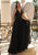 Clarisse - 800309 Sleeveless Sequined Motif A-Line Gown Prom Dresses 0 / Black