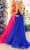 Clarisse 810757 - Applique Prom Gown with Slit Special Occasion Dress