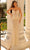 Clarisse 810782 - Sequin Detailed Prom Gown Special Occasion Dress 00 / Champagne
