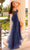 Clarisse 811010 - Floral Applique Embellished Sleeves Prom Gown Prom Dresses