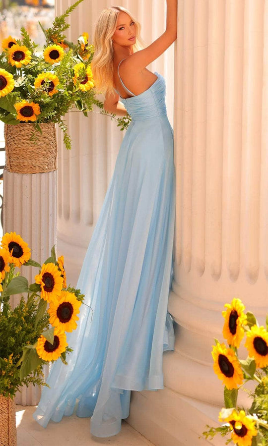 Clarisse 811229 - Flower Accent Halter Prom Dress