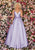 Clarisse 8199 - Spaghetti Strap Pleated Ballgown Ball Gowns 0 / Lilac