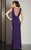 Clarisse M6252 - Cowl Back Sheath Prom Gown Prom Dresses 12 / Eggplant