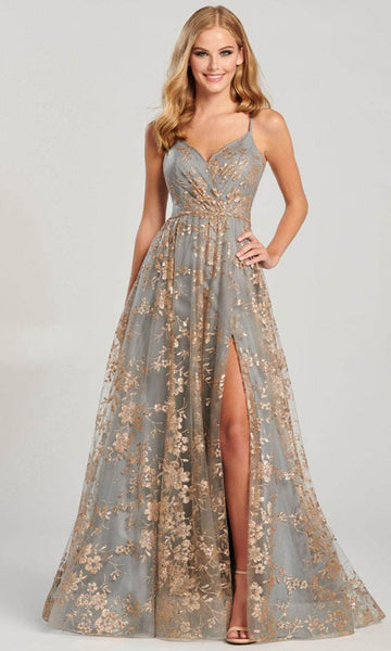 open lace back dress Simple Royal Blue Sleeveless Mermaid With Train Long Evening Prom Dres –  AlineBridal main image 1