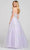 Colette By Daphne CL12123 - Sleeveless Corset Ballgown Ball Gowns 00 / Lilac/Multi