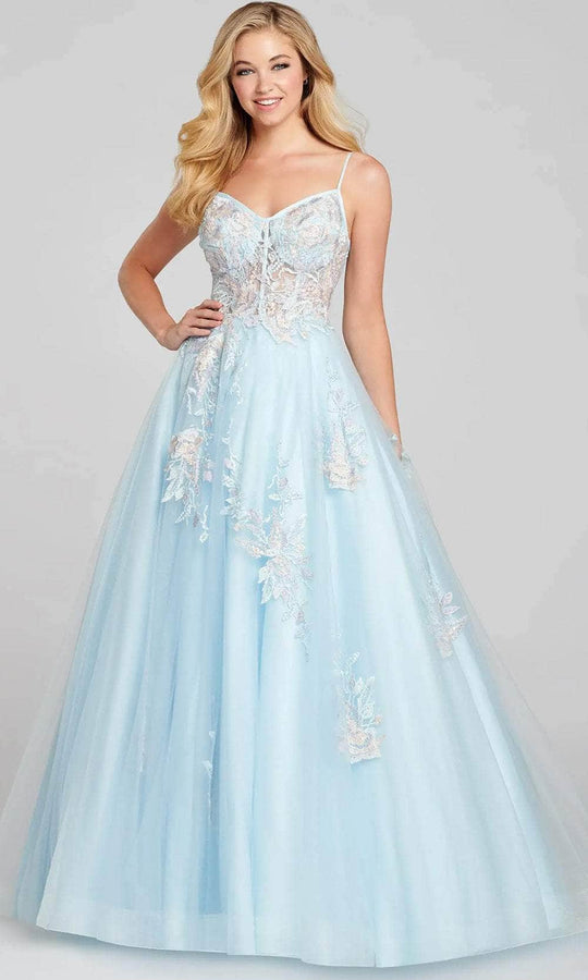 Colette By Daphne CL12123 - Sleeveless Corset Ballgown