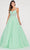 Colette By Daphne CL2000 - Sleeveless Corset Ballgown Ball Gowns 00 / Mint