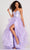 Colette By Daphne CL2006 - Strapless Ruffled Skirt Evening Gown Ball Gowns 00 / Lilac
