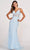 Colette By Daphne CL2007 - Sleeveless Corset Prom Gown Evening Dresses 00 / Powder Blue