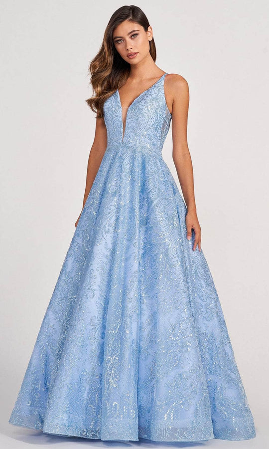 Colette By Daphne CL2014 - Glitter Tulle A-Line Prom Dress