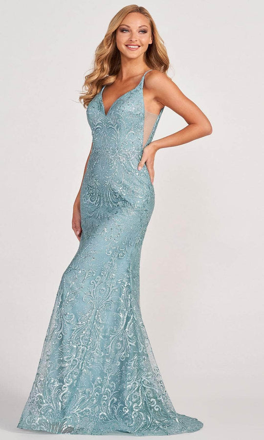 Colette By Daphne CL2019 - V-Neck Sleeveless Evening Gown