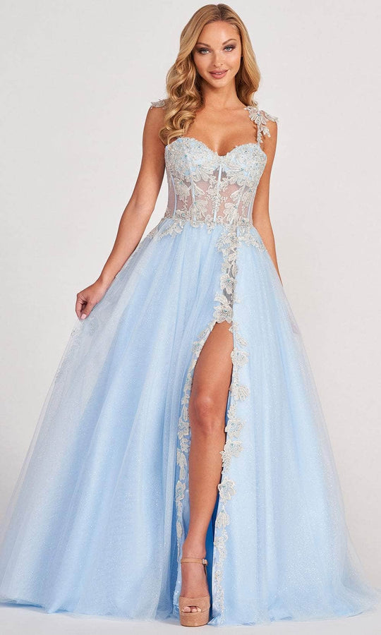 Colette By Daphne CL2020 - Embroidered Sleeveless Prom Gown