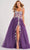 Colette By Daphne CL2020 - Embroidered Sleeveless Prom Gown Prom Dresses 00 / Plum