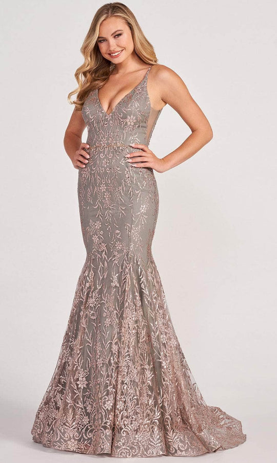 Colette By Daphne CL2021 - Sleeveless Embroidered Evening Gown