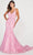 Colette By Daphne CL2021 - Sleeveless Embroidered Evening Gown Evening Dresses 00 / Pink