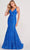 Colette By Daphne CL2021 - Sleeveless Embroidered Evening Gown Evening Dresses 00 / Royal Blue
