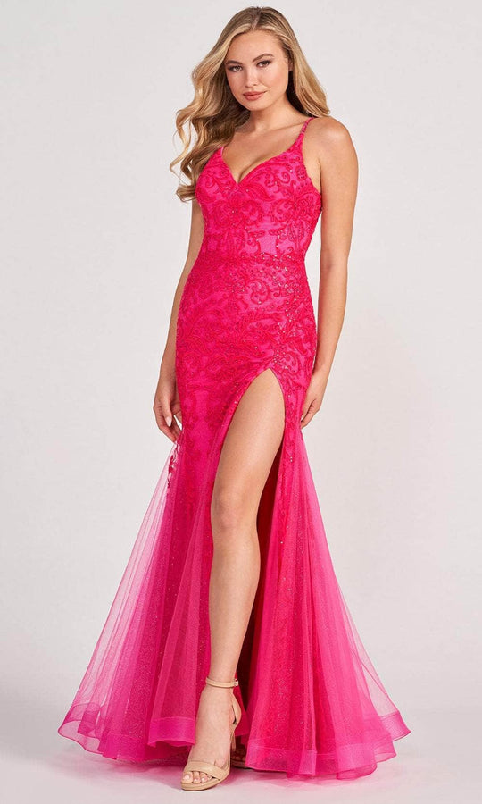Colette By Daphne CL2024 - Sleeveless Back Cut-Out Evening Dress