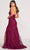 Colette By Daphne CL2027 - Halter V-Neck Open Back Evening Gown Evening Dresses