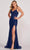 Colette By Daphne CL2037 - Glittering Sleeveless Prom Gown Prom Dresses 00 / Sapphire