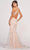 Colette By Daphne CL2047 - Glitter-Studded Bare Back Dress Prom Dresses