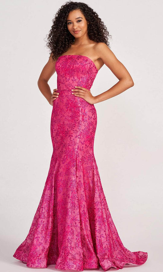 Colette By Daphne CL2048 - Embellished Strapless Evening Gown
