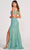 Colette By Daphne CL2052 - Embroidered V-Neck Evening Dress Evening Dresses