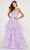 Colette By Daphne CL2055 - Strapless Ruffles Evening Dress Evening Dresses 00 / Violet