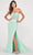 Colette By Daphne CL2068 - Strapless Corset Prom Gown Prom Dresses 00 / Aqua