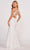 Colette By Daphne CL2070 - Shimmered V-Neck Evening Dress Evening Dresses