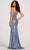 Colette By Daphne CL2075 - Model is wearing Steel Blue color. Prom Dresses