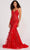 Colette By Daphne CL2076 - Embellished Sleeveless Prom Gown Prom Dresses 00 / Red