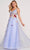 Colette By Daphne CL2084 - Embroidered Floral A-line Gown Prom Dresses