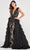 Colette By Daphne CL2096 - Laced Sheath Evening Dress Evening Dresses 00 / Black