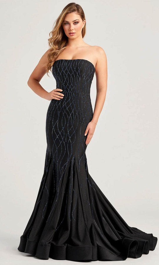 Colette By Daphne CL5106 - Beaded Mermaid Prom Dress