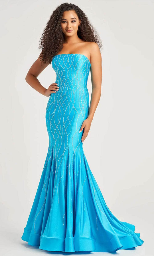 Colette By Daphne CL5106 - Beaded Mermaid Prom Dress