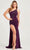 Colette By Daphne CL5108 - Sleeveless Applique Prom Dress Prom Dresses 00 / Plum